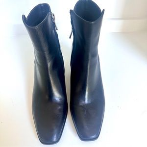 Sam Edelman black leather ankle boots